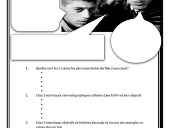 La haine- Final retrieval activity