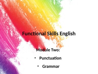 Functional Skills English Module 2 SPAG