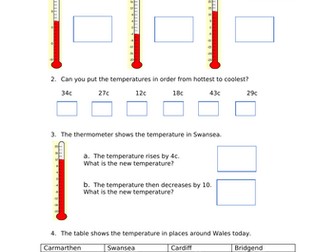 Maths - Temperature