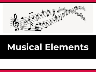 Musical Elements Introductory Lesson