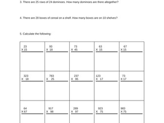 Multiplication SATs and 11plus