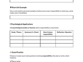 IB Psychology Concept Portfolio Pack