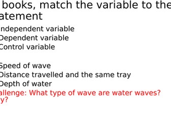 Graph Skills Lesson Year 7/8