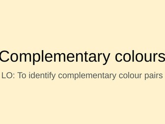 Complementary colours