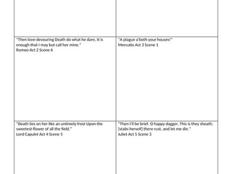 Year 11 Study Programme - Literature (ACC, R&J, AIC, Power and Conflict)