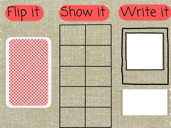 Maths playing cards numbers continuous provision Year 1