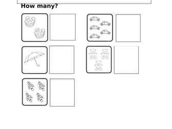 Numbers 0-5 assessment