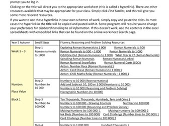 10ticks - Year 5 Autumn Term Mapping to White Rose (v3)