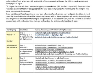10ticks - Year 5 Spring Term Mapping to White Rose (v3)