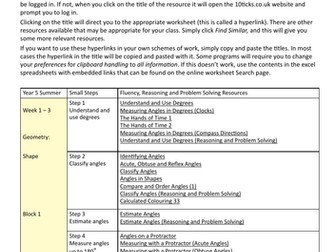 10ticks - Year 5 Summer Term Mapping to White Rose (v3)