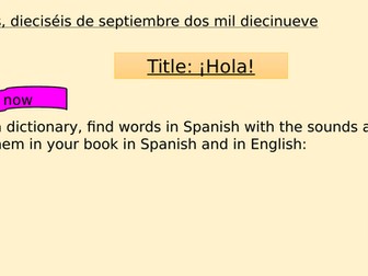 Y7 Greetings - where do you live?