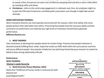 Organisational Psychology Notes | Comprehensive & Exam-Focused
