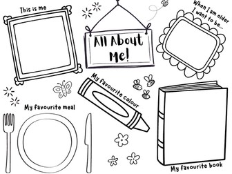 All About Me Worksheet