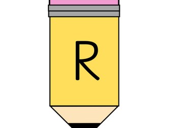 Reception pencil bunting