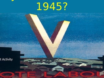 Card Sort - Why did Labour win the 1945 General Election?