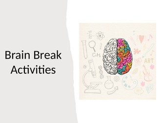 Brain Break Ideas
