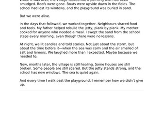 Y5&6 Reading Skills - inference