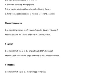 Verbal and Non-Verbal Help Sheets
