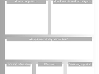 Year 11 get to know me tutor sheet