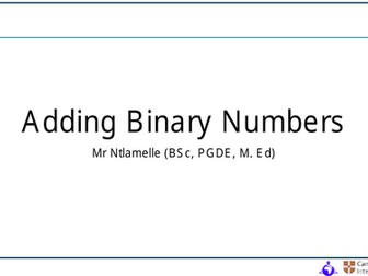 Lesson 4 - Binary Addition