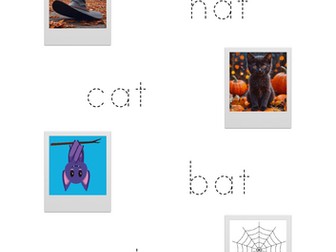 Halloween CVC word practice