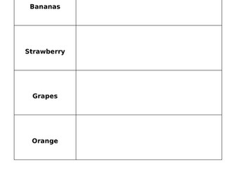 Pictogram worksheets KS1