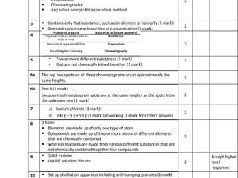 KS3 Chemistry: Separating Mixtures Unit