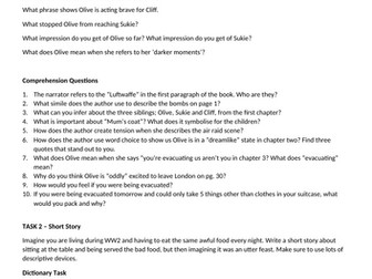 Letters from the Lighthouse Comprehension