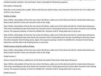 Bring character traits  to life in a fun way.