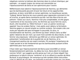 Kiffe Kiffe Demain Essays - A Level French