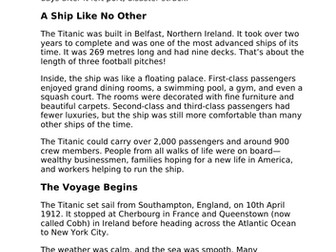 3 KS2 SATs style reading comprehension activities