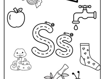 Phase 2 alphabet colouring sheets