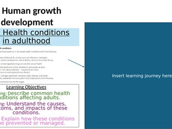 AAQ Health and Social Care Unit 1 1.15 Health conditions  adulthood