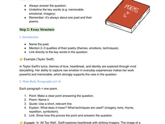 How to Write a Poetry Essay - Leaving Certificate Higher Level