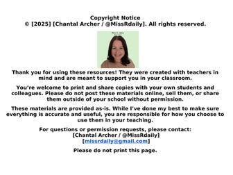 Year 1 Long Term Plan