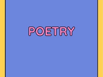 KS3 Poetry Revision Pack