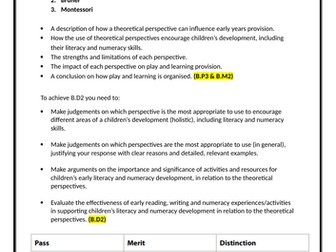 AAQ Early Childhood Dev Unit 3 Tasks 2 & 3