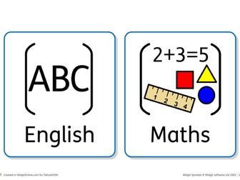 Visual Timetable - Widgit