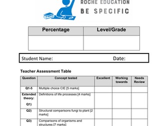 Edexcel IGCSE 1: The nature and variety of living organisms
