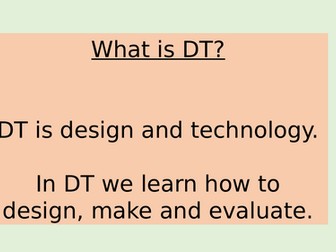 KS1 DT Mechanisms Powerpoint FIVE LESSON SLIDES PLUS EVALUATION SHEET