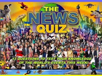 The News Quiz September 1st - 8th 2025 Form Tutor Time Current Affairs