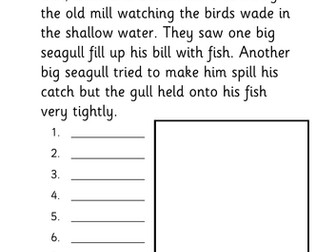 'll' phoneme story task