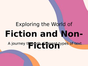 Fiction vs. Non-Fiction