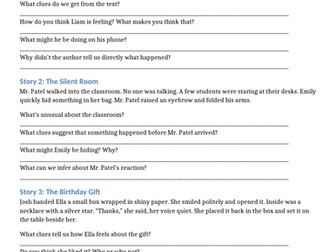 Making Inferences Lesson