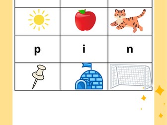 Phase 2 phonics mat