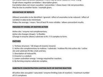 A LEVEL BIOLOGY LONG ANSWER tips from mark scheme.docx