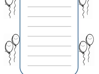 Kipper's Birthday Party List template