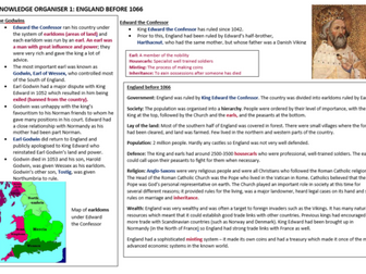 GCSE History AQA - Norman England 1066-1100 - Revision Guide - 31 pages long!