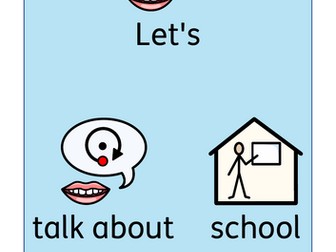 SEN Talk about school - Communication aid