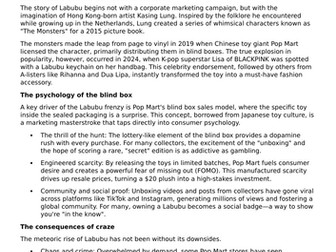 Functional Skills English - Labubu article